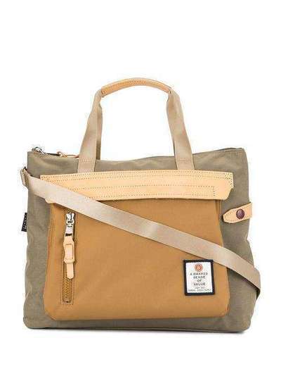 As2ov сумка-тоут с контрастными вставками 9143019
