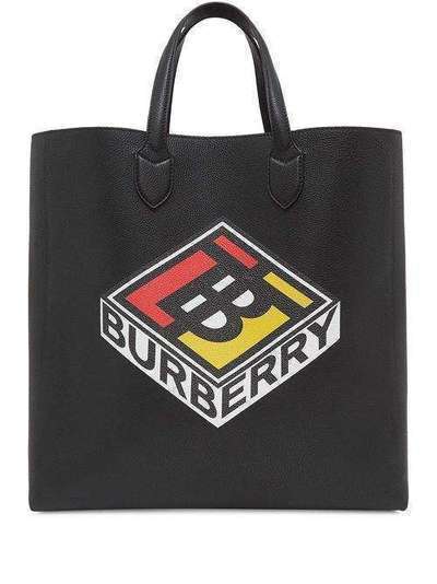 Burberry большая сумка-тоут с логотипом 8022525