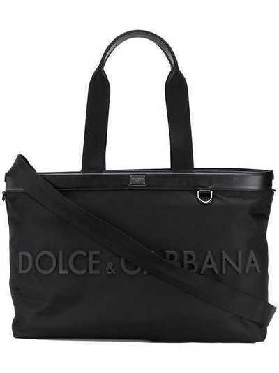 Dolce & Gabbana сумка-тоут с логотипом BM1639AZ675