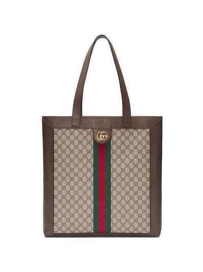 Gucci мягкая большая сумка-тоут 'Ophidia GG Supreme' 5193359IKPT