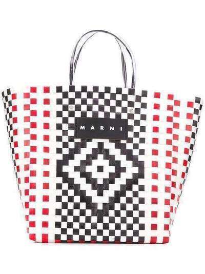 Marni Market плетеная сумка-тоут SHMH0002A0RF081