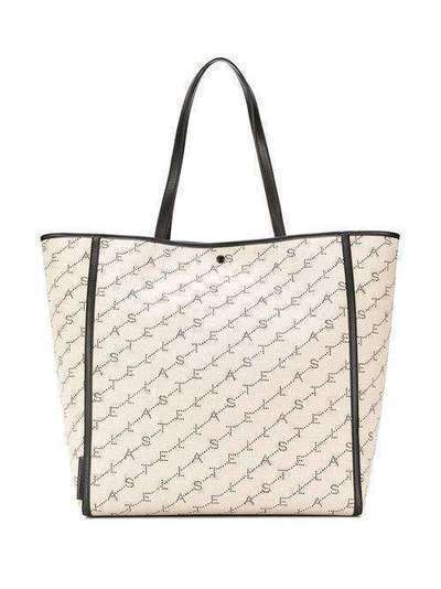 Stella McCartney сумка-тоут среднего размера с монограммой 541619W8437
