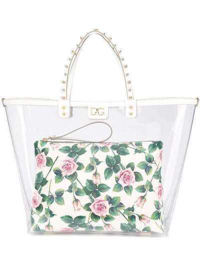 Dolce & Gabbana сумка с цветочным принтом BB6448AX370