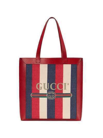 Gucci сумка-тоут среднего размера с принтом логотипа 5237819SBBT