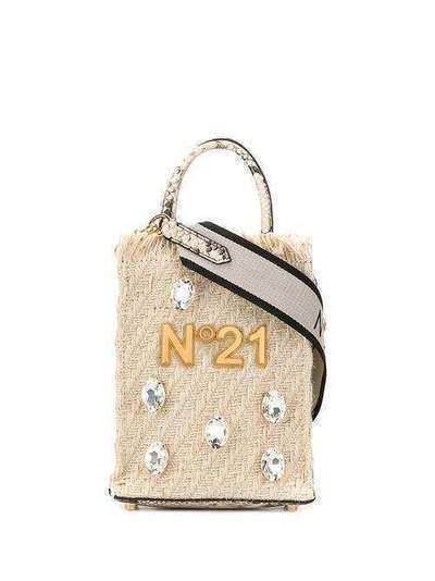 Nº21 сумка-тоут с кристаллами 20EBM0205JS10