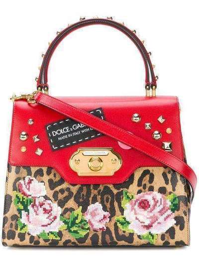 Dolce & Gabbana сумка-тоут с принтом 'Welcome ' BB6373AH532