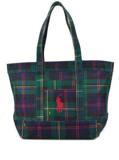 Polo Ralph Lauren сумка-тоут в шотландскую клетку 428761408001