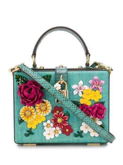 Dolce & Gabbana сумка-тоут с цветочной вышивкой BB5970A8L83
