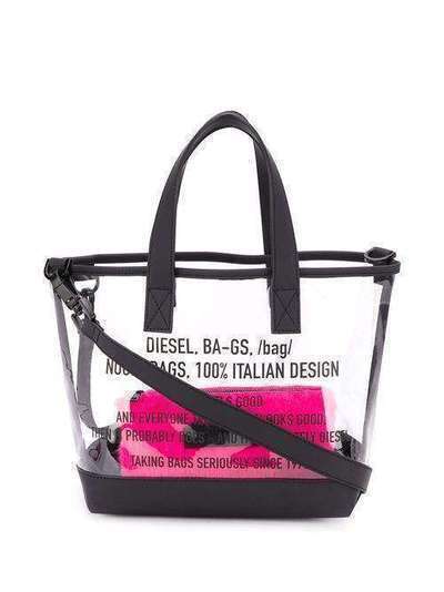 Diesel прозрачная сумка-тоут X06449P3183