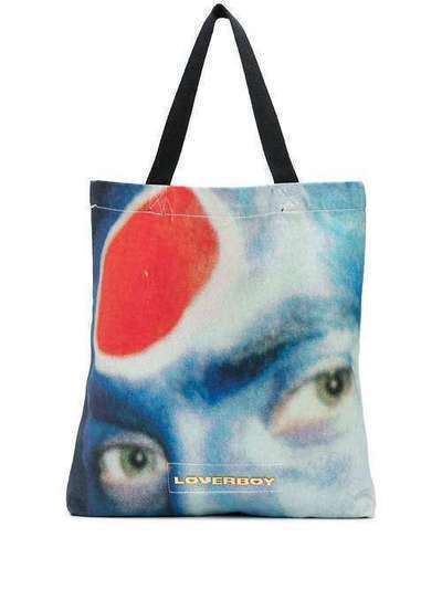 Charles Jeffrey Loverboy face print tote bag CJLSS20TBS