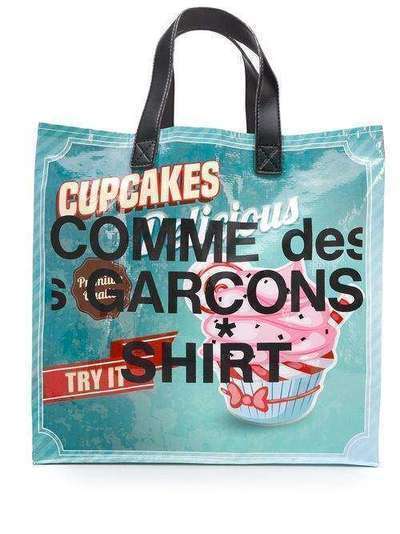 Comme Des Garçons Shirt сумка-шопер с принтом S28610