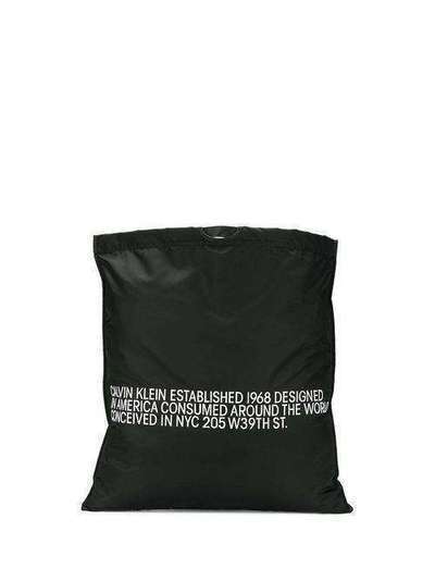 Calvin Klein 205W39nyc сумка-тоут со слоганом 83MLBA28P065P