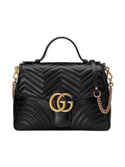 Gucci сумка-тоут 'GG Marmont' среднего размера 498109DTDIT
