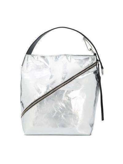 Proenza Schouler сумка-хобо с эффектом металлик H00682C236P