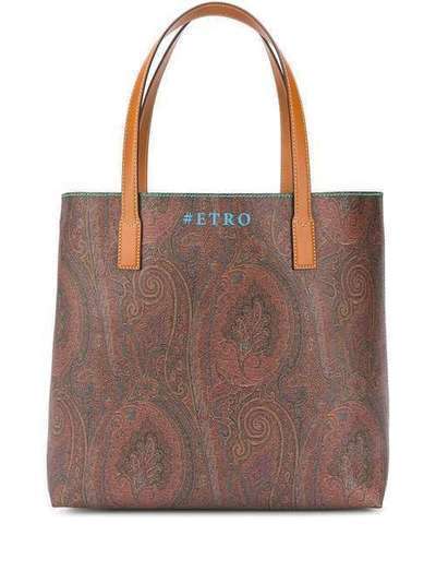 Etro сумка-тоут с логотипом 1I4722396