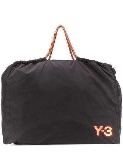 Y-3 объемная сумка-тоут с кулиской FQ6963