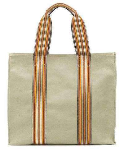 Loro Piana сумка-тоут с полосатыми ремешками FAI7012