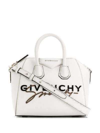 Givenchy маленькая сумка-тоут Antigona с логотипом BB500JB0LZ