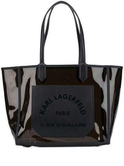 Karl Lagerfeld маленькая прозрачная сумка-тоут K/Journey 205W3061999