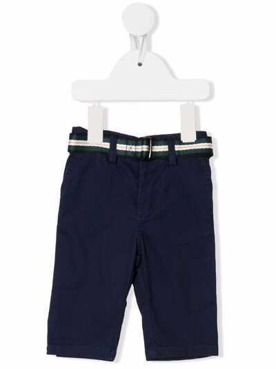 Ralph Lauren Kids прямые брюки с поясом