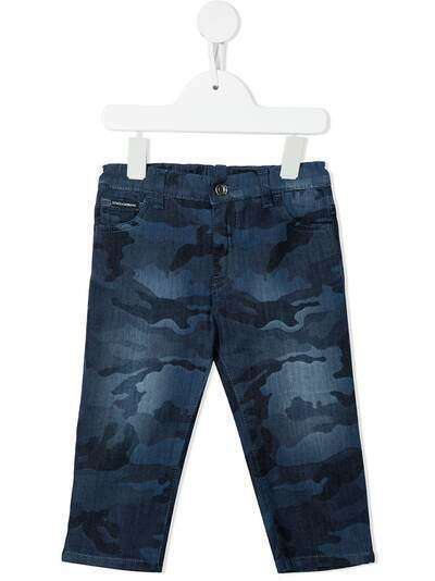 Dolce & Gabbana Kids джинсы с камуфляжным принтом
