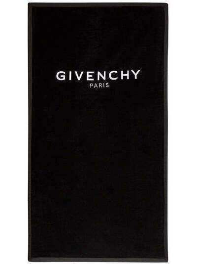 Givenchy пляжное полотенце с вышитым логотипом BMZ00310ZY