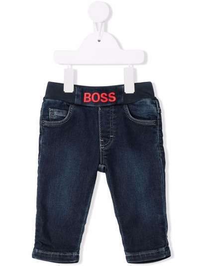 BOSS Kidswear джинсы с вышитым логотипом