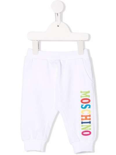 Moschino Kids logo-print track pants