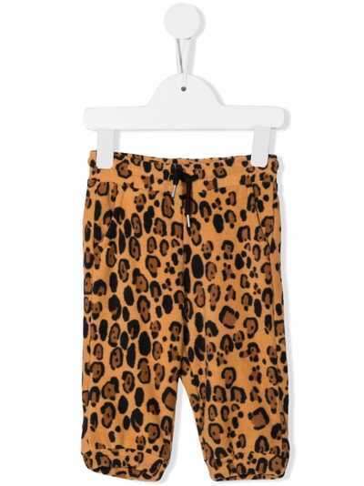 Mini Rodini брюки с леопардовым принтом