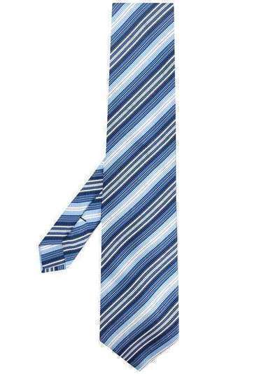Etro галстук в диагональную полоску 120263053