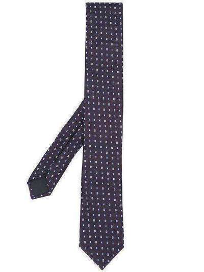 BOSS жаккардовый галстук 50419387