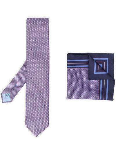 Brioni галстук с геометричным узором O8A900P942P