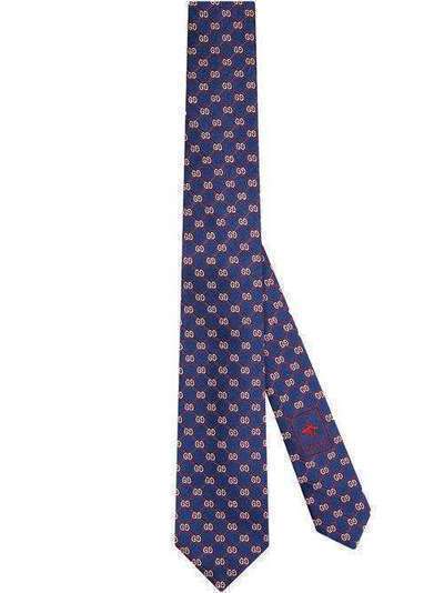 Gucci жаккардовый галстук с узором GG 6254614E002