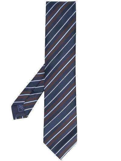 Brioni полосатый галстук O61D00O9467