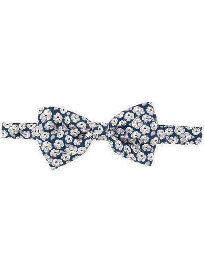 Canali галстук-бабочка с цветочным принтом 02HS02753