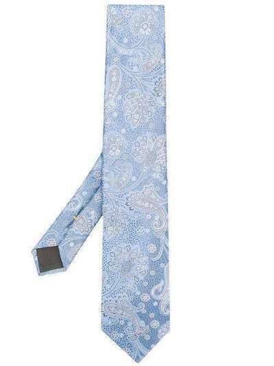Canali галстук с принтом 18HJ02707
