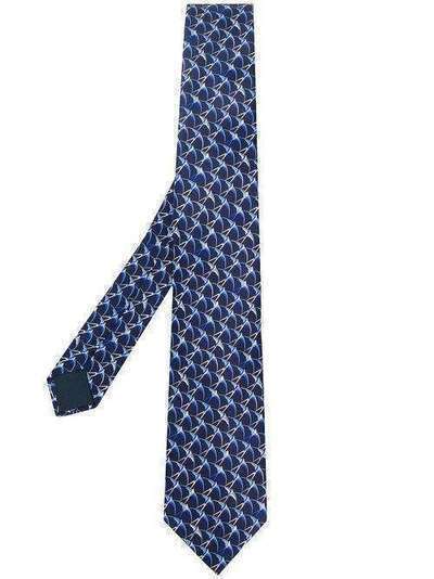 LANVIN галстук с принтом CRAVATESCM72835