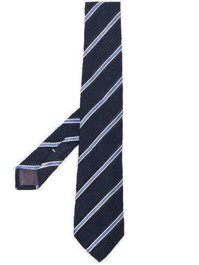 Canali полосатый галстук HX02717