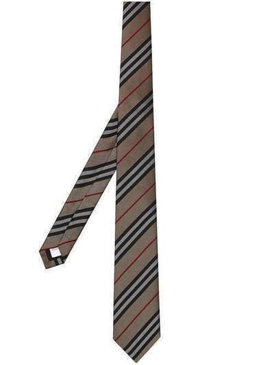 Burberry классический галстук в полоску Icon Stripe 8011694