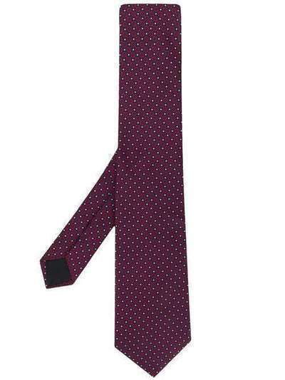 LANVIN галстук с геометричным узором 25195