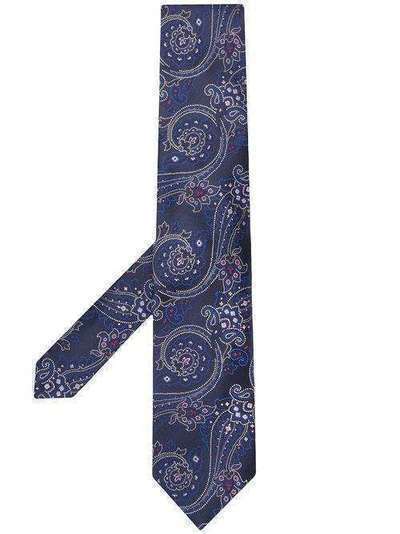 Etro галстук с принтом пейсли 120266044