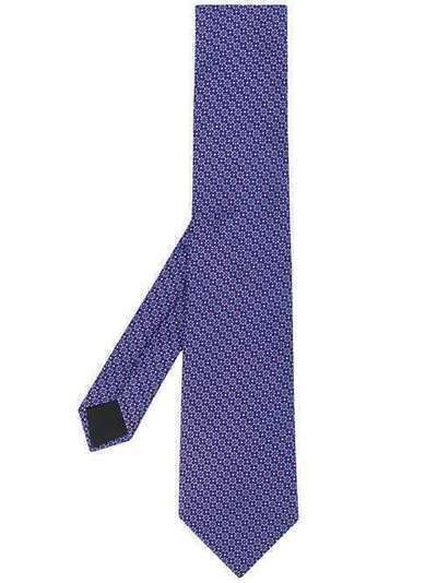 LANVIN галстук с геометричным узором 25192