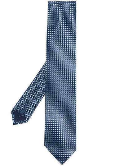 Brioni галстук с геометричным принтом O61D00P9436