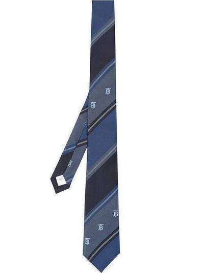 Burberry жаккардовый галстук с монограммой 8022833