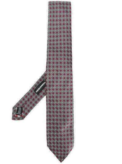 Dsquared2 галстук с цветочным принтом TIM000100SJ0159