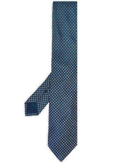 Brioni галстук с геометричным принтом O61Q00P940J