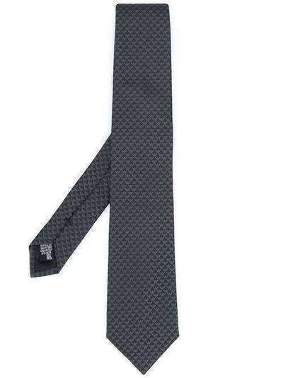 Emporio Armani галстук с логотипом 3400758P613