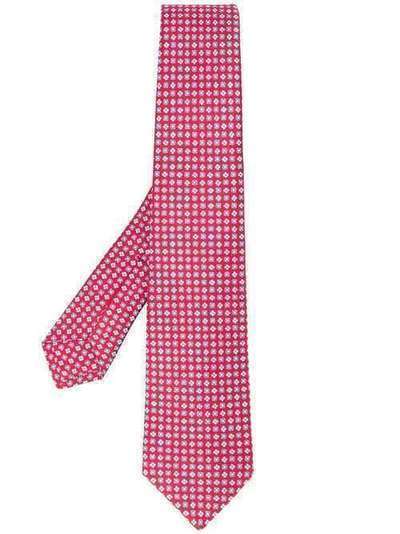 Kiton галстук с цветочным принтом UCRVKRC03G5209