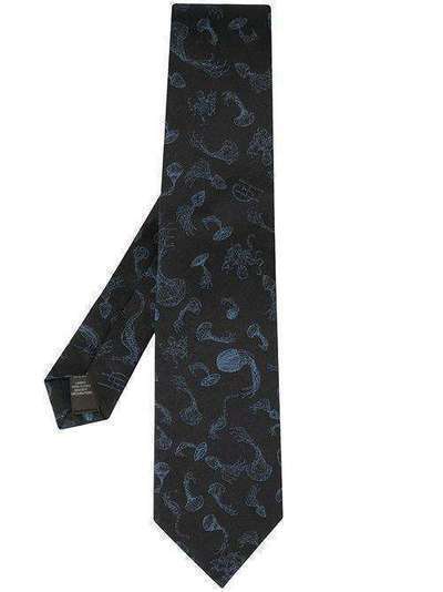 Gieves & Hawkes галстук с вышитым логотипом G3879EO75038