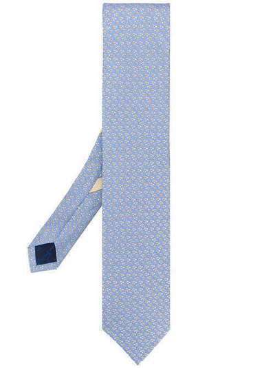 Salvatore Ferragamo галстук с принтом 358774003722805